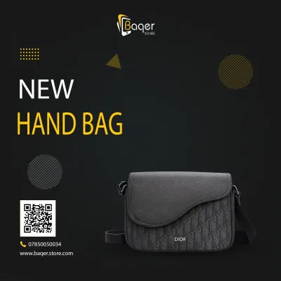 Saddle Oblique Messenger Bag | تصميم فاخر كلاسيكي | باقر ستور العراق