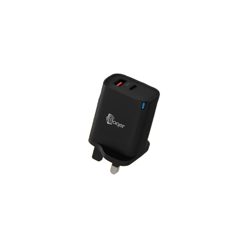 Baqer 45W Fast Wall Charger (USB & PD) –TD_PA192