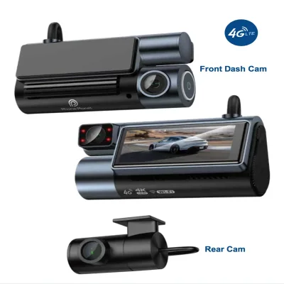 كاميرا سيارة PHONE PLANET PP-DC07 بدقة 4K مع اتصال 4G وGPS