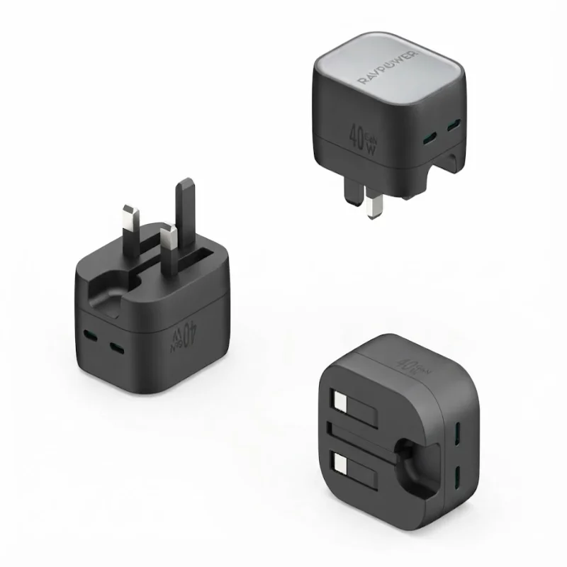 شاحن الحائط RAVPower RP-PC1109 بقدرة 40 واط