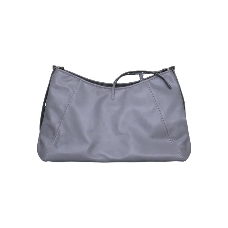 The Row Slouchy Shoulder Bag – Grey Leather Edition | تصميم فاخر مستوحى | باقر ستور العراق