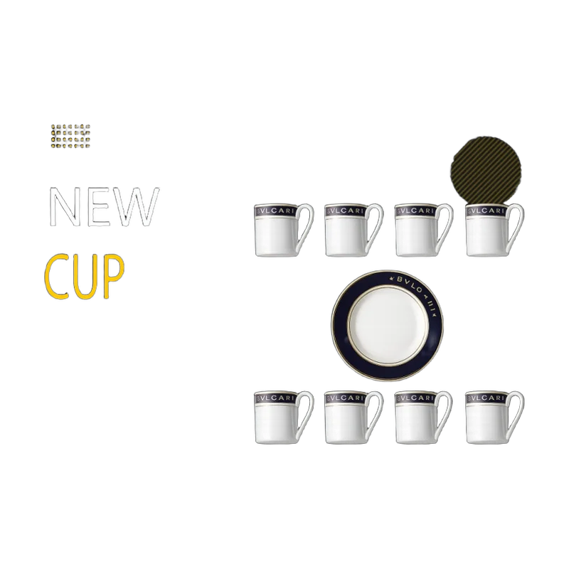 Luxury Espresso Cup & Saucer Set | تصميم فاخر كلاسيكي | باقر ستور العراق