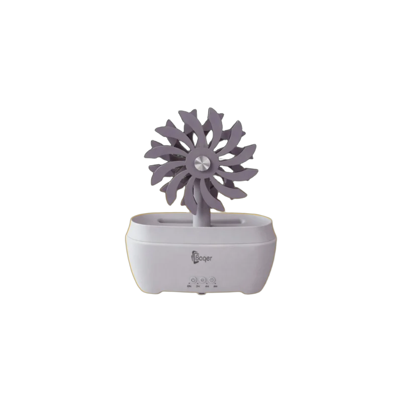 Baqer Water & Light Device – Air Humidifier with LED Lighting – Modern Design –V57