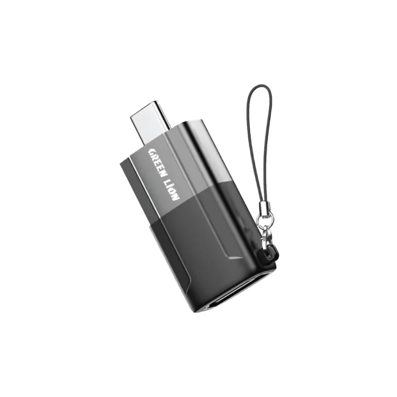 وصلة محول من تايب سي إلى إتش دي إم آي بهيكل ألمنيوم Green Lion Aluminum Alloy Shell Type-C to HDMI Adapter - أسود 6935100194660