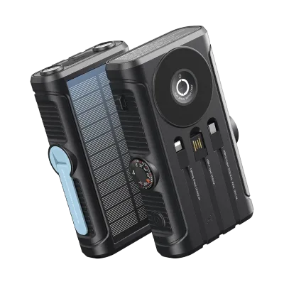 شاحنة متنقلة مزود بشحن مغناطيسي (MagSafe) وإضاءة LED - أزرق