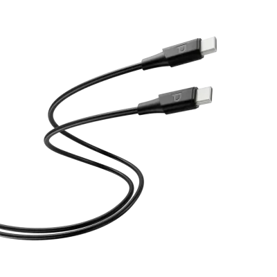 كابل باورولوجي من USB-A إلى USB-C بمادة TPE وبطول 2 متر - أسود
