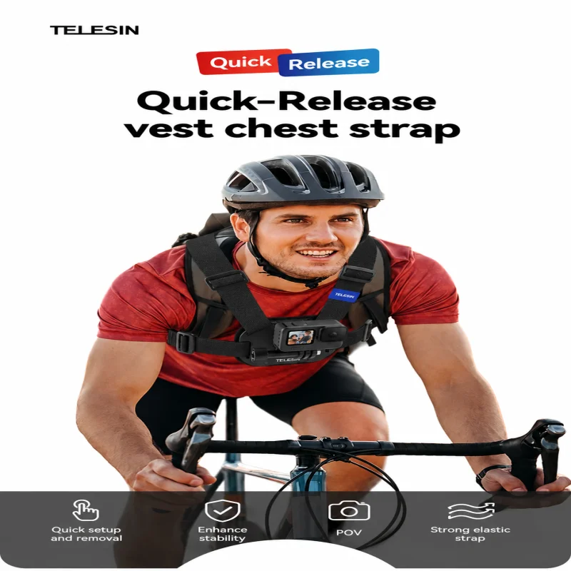 TELESIN S2-CGP-01 Quick-Release Vest Chest Strap