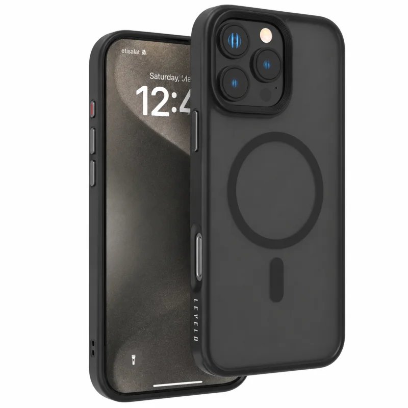 Levelo Matte Solo MagSafe Case for iPhone 16 Pro / Pro Max