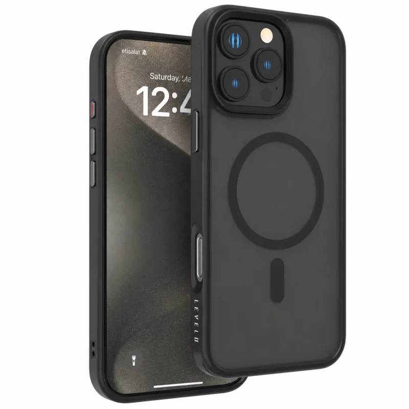 Levelo Matte Solo MagSafe Case for iPhone 16 Pro / Pro Max