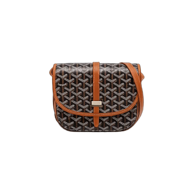 Goyard Belvedere Mini Crossbody Bag – Classic Monogram Brown | تصميم فاخر مستوحى | باقر ستور العراق