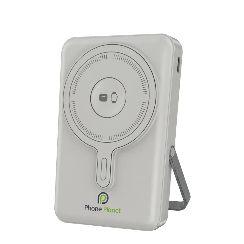 باور بانك Phone Planet مغناطيسي بسعة 10,000mAh مع شحن سريع 22.5 واط