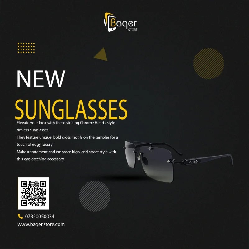 نظارة Chrome Hearts Style Rimless