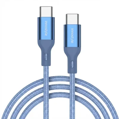 كيبل Innostyle PowerFlex USB-C to USB-C 60W – 1.5 متر