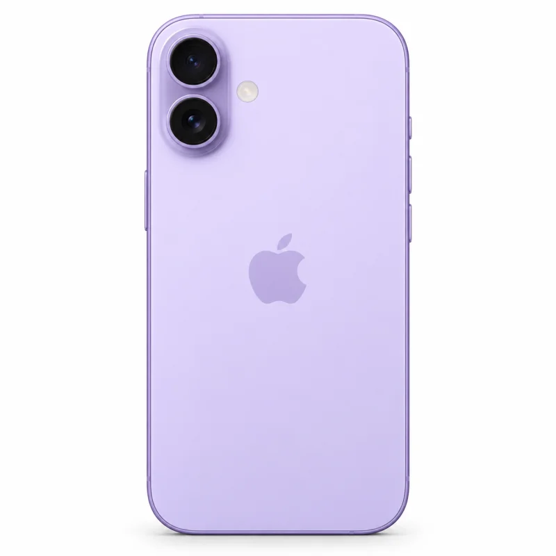 آيفون 17 سعة 256 جيجابايت - شريحتي اتصال (Dual SIM / eSIM)  بنفسجي