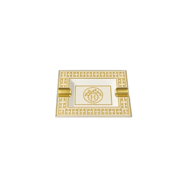Luxury Gold Accent Serving Dish | تصميم فاخر كلاسيكي | باقر ستور العراق