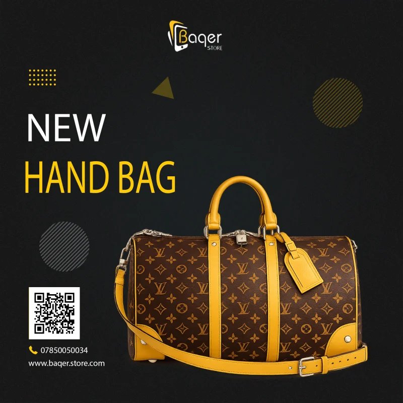 Louis Vuitton Keepall Bandoulière Monogram Travel Bag