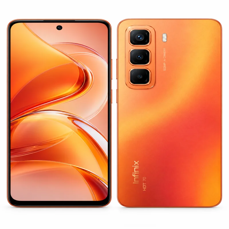 هاتف انفنكس هوت 70 (Infinix Hot 70 ) برتقالي