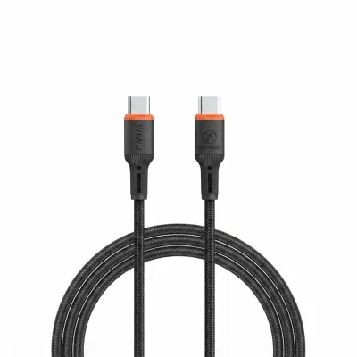 كيبل WIWU FlameGuard Wi-C098 USB-C إلى USB-C بطول 1.2 متر للشحن السريع
