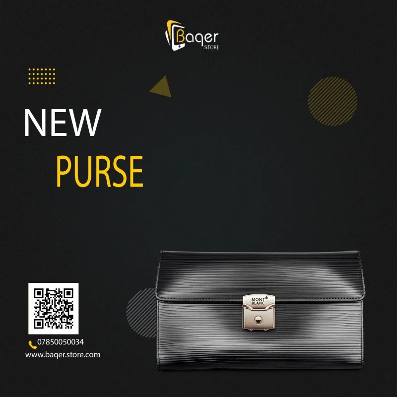 Montblanc – Meisterstück Leather Flap Clutch – Black Edition