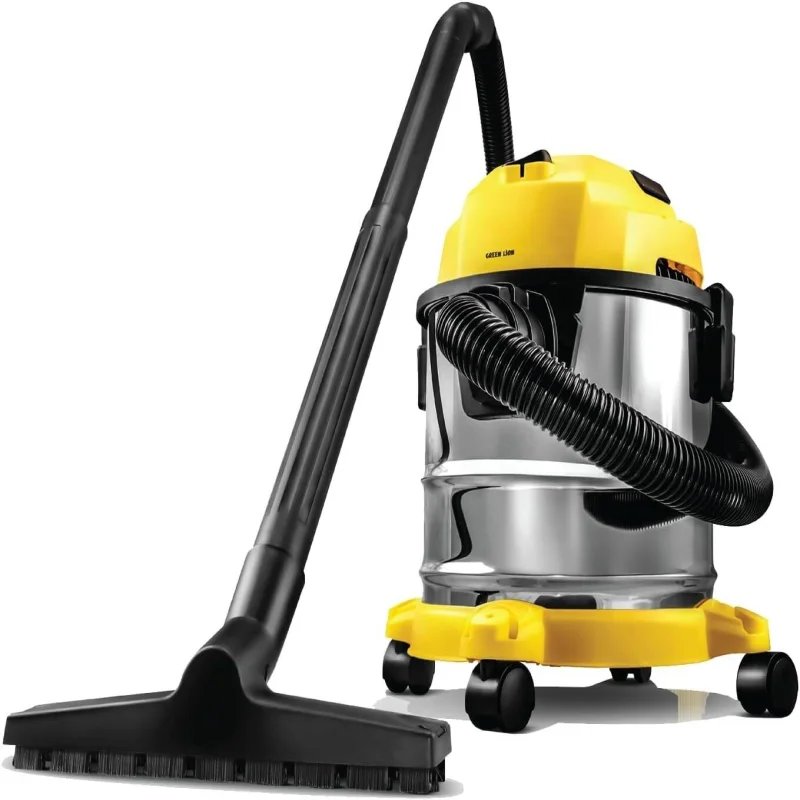 مكنسة كهربائية غرين ليون Green Lion Ultra 3 In 1 Vacuum Cleaner سعة 12 لتر بقدرة 1000 واط - لون أصفر