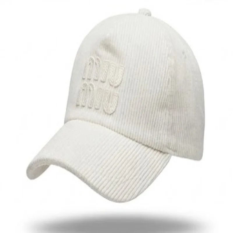 Miu Miu Corduroy Logo Cap – Miu Miu | تصميم فاخر مستوحى | باقر ستور العراق