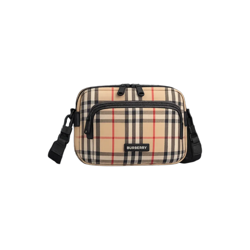Vintage Check Crossbody Bag | تصميم فاخر كلاسيكي | باقر ستور العراق