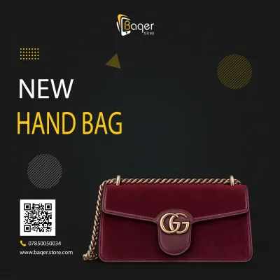 GG Marmont Velvet Shoulder Bag | تصميم فاخر كلاسيكي | باقر ستور العراق