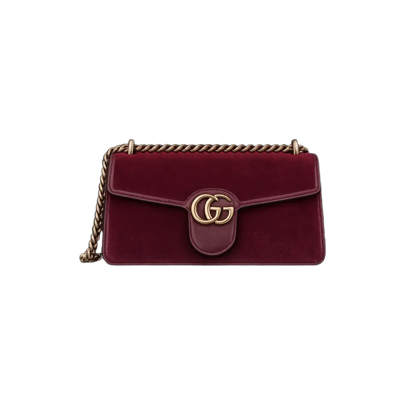 GG Marmont Velvet Shoulder Bag | تصميم فاخر كلاسيكي | باقر ستور العراق
