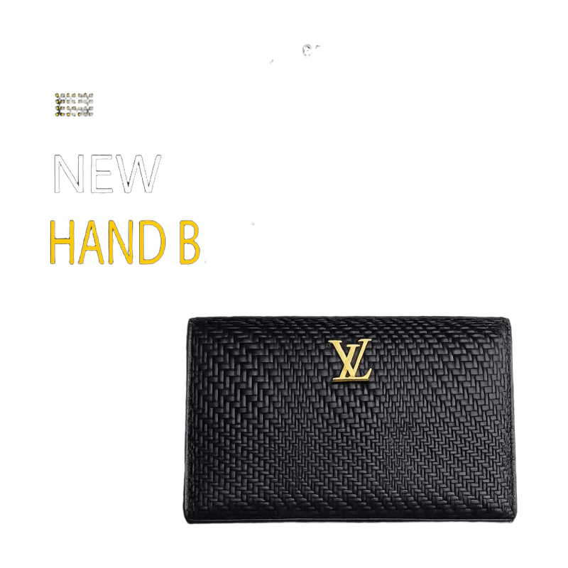 Braided Leather Clutch Wallet | تصميم فاخر كلاسيكي | باقر ستور العراق
