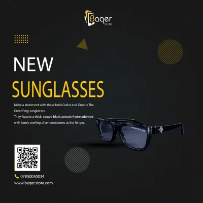 نظارات Cutler and Gross × The Great Frog TGFGC002 | تصميم فاخر مستوحى | باقر ستور العراق