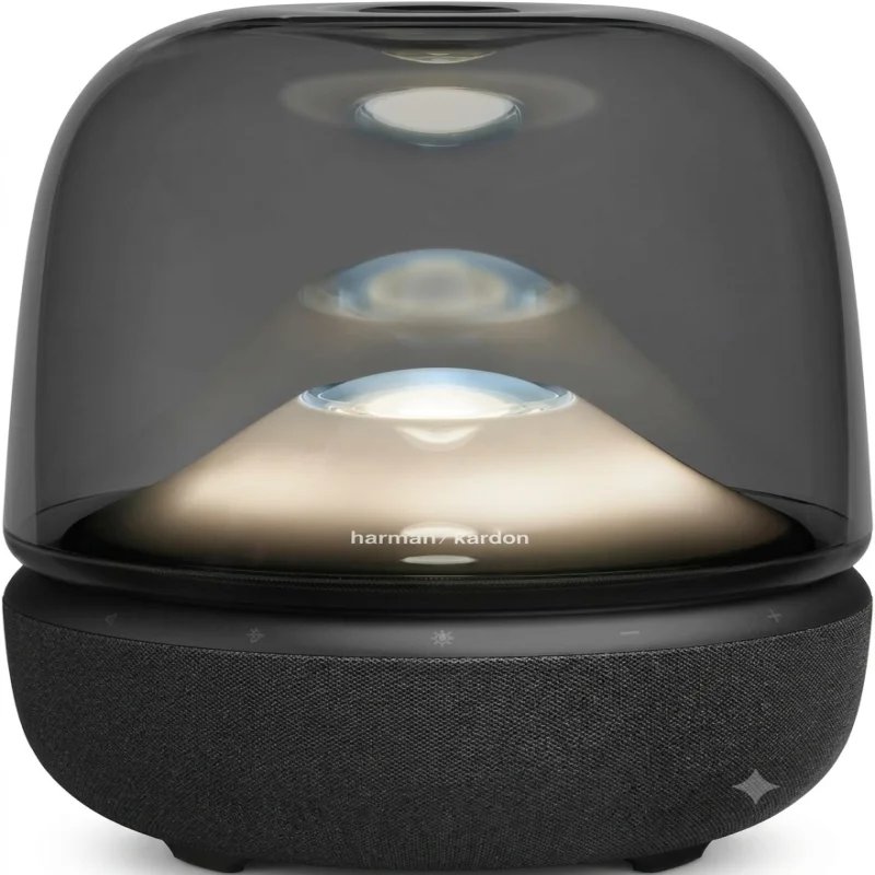 مكبر الصوت المنزلي Harman Kardon Aura Studio 5 – صوت 360° مع عرض إضاءة محيطية