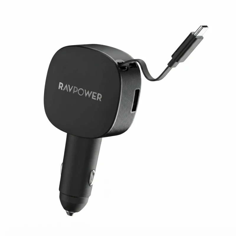 شاحن السيارة RAVPower RP-VC1021 بقدرة 75 واط