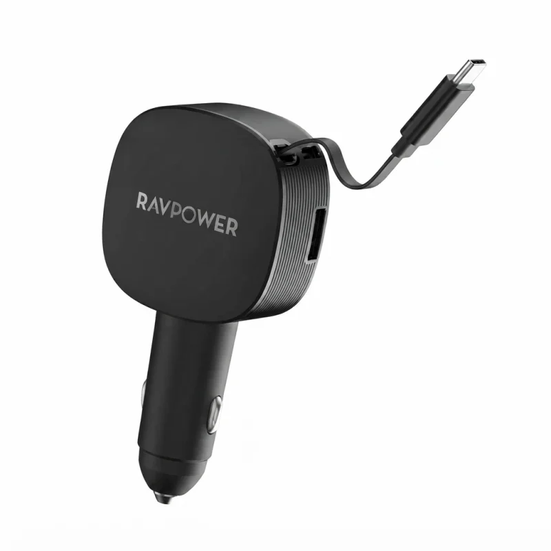 شاحن السيارة RAVPower RP-VC1021 بقدرة 75 واط