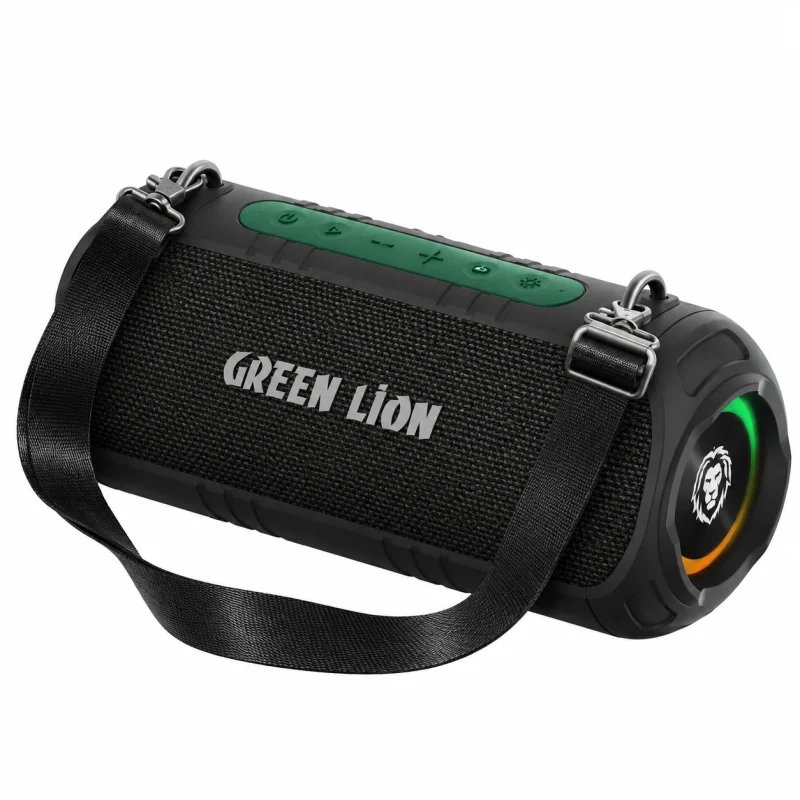 مكبر صوت محمول غرين ليون Green Lion Denali 20 Portable Speaker بقدرة 20 واط - لون أسود