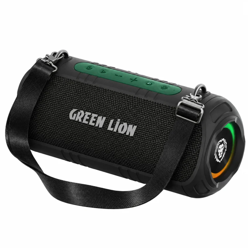 مكبر صوت محمول غرين ليون Green Lion Denali 20 Portable Speaker بقدرة 20 واط - لون أسود