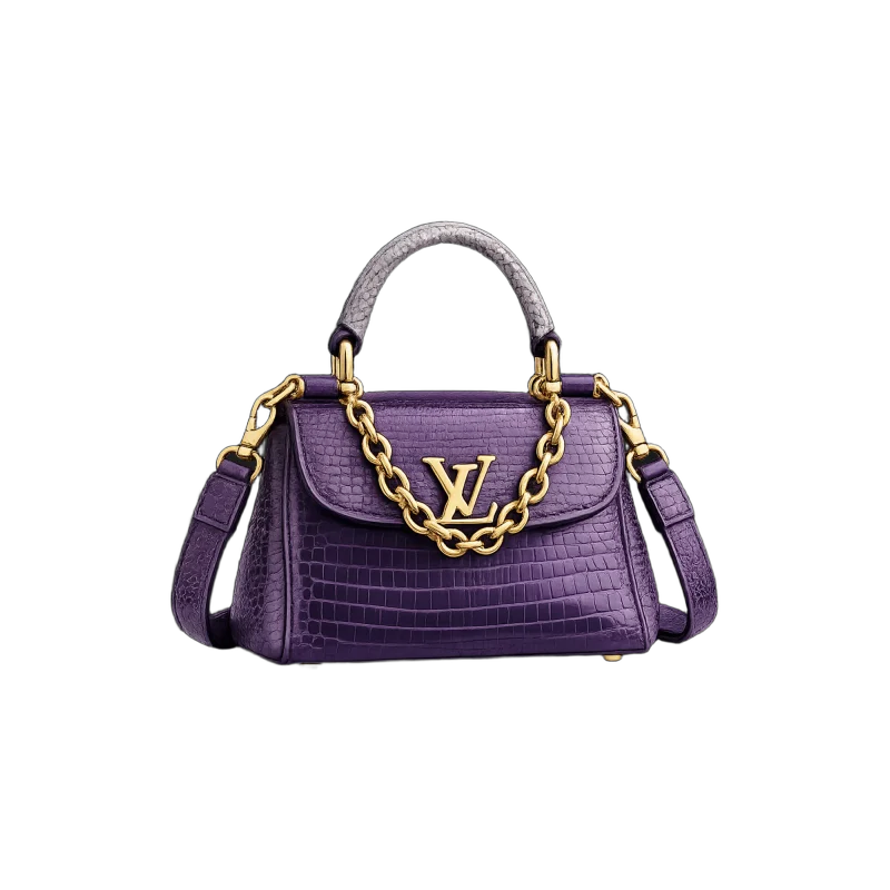 Capucines Mini Crocodile Embossed Bag | تصميم فاخر كلاسيكي | باقر ستور العراق