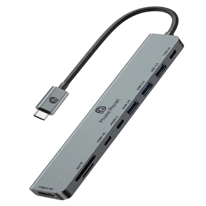 موزع USB-C متعدد المنافذ PHONE PLANET PP-DS09 (9 في 1)