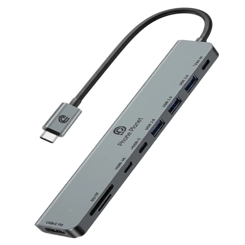 موزع USB-C متعدد المنافذ PHONE PLANET PP-DS09 (9 في 1)