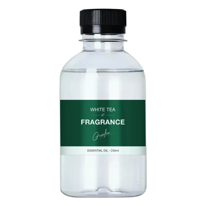 زيت عطري مركز جرين لاين برائحة الشاي الأبيض سعة 250 مل - أبيض 9904907178644