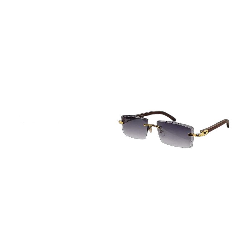 Fred Lunettes Rimless Sunglasses | تصميم فاخر مستوحى | باقر ستور العراق
