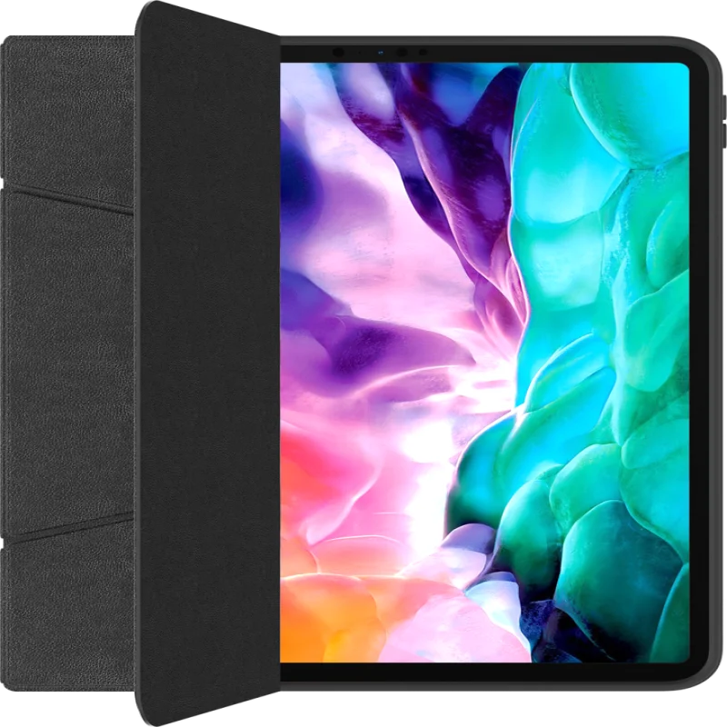 حافظة وكفر حماية جلد فاخر مع مسند لجهاز آيباد 10.2 إنش Green Lion Stand Mate Premium Leather Case for iPad 10.2" - أسود 6935100179278