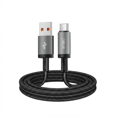 كيبل WiWU TITAN LINK Wi-C056 USB-C إلى Lightning بطول 1.2 متر وشحن سريع 30W