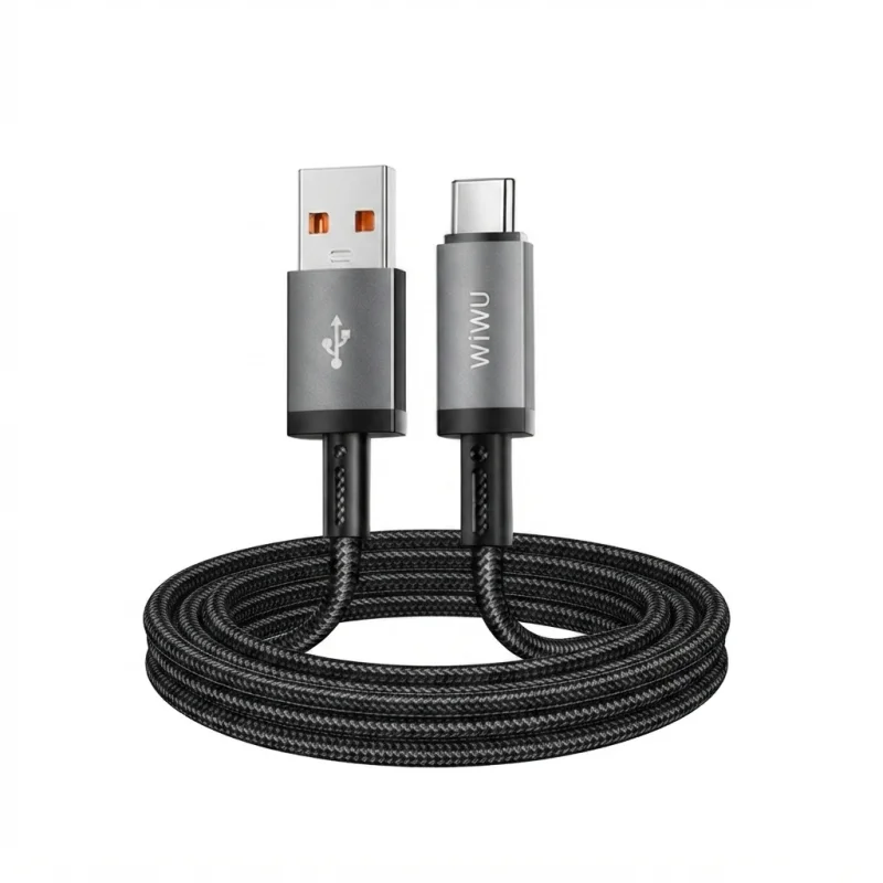 كيبل WiWU TITAN LINK Wi-C056 USB-C إلى Lightning بطول 1.2 متر وشحن سريع 30W – 6977703654257