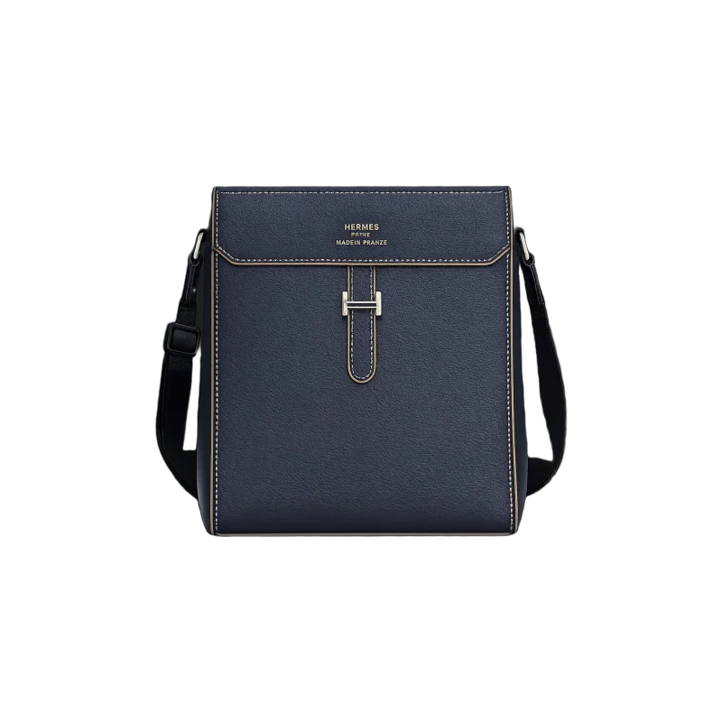 Messenger Leather Bag – Navy Edition | تصميم فاخر كلاسيكي | باقر ستور العراق