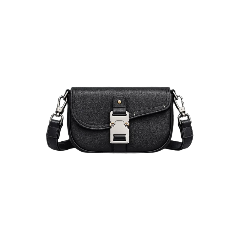 Buckle Leather Crossbody Bag | تصميم فاخر كلاسيكي | باقر ستور العراق