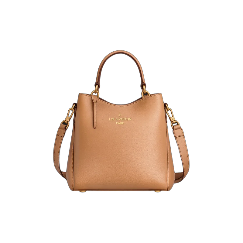 Minimal Leather Bucket Tote | تصميم فاخر كلاسيكي | باقر ستور العراق
