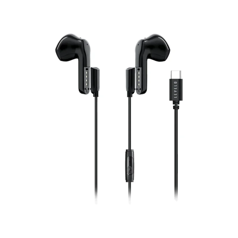 سماعة LEVELO Sound Flex TWS&WIRED Earphone 2 in 1 - حرية اللاسلكي وموثوقية السلكي في جهاز واحد