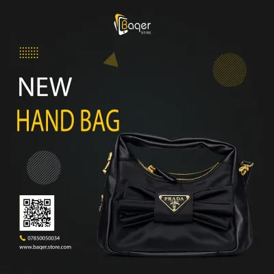 Bow Detail Leather Shoulder Bag | تصميم فاخر كلاسيكي | باقر ستور العراق
