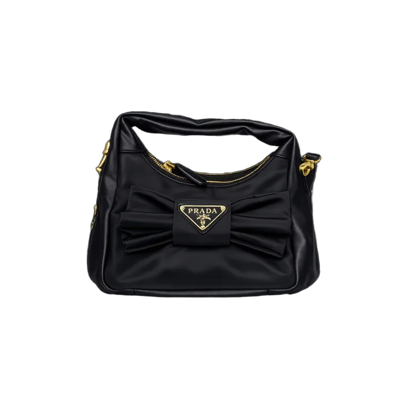 Bow Detail Leather Shoulder Bag | تصميم فاخر كلاسيكي | باقر ستور العراق