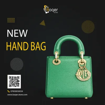 Lady Mini Bag – Green Edition | تصميم فاخر كلاسيكي | باقر ستور العراق